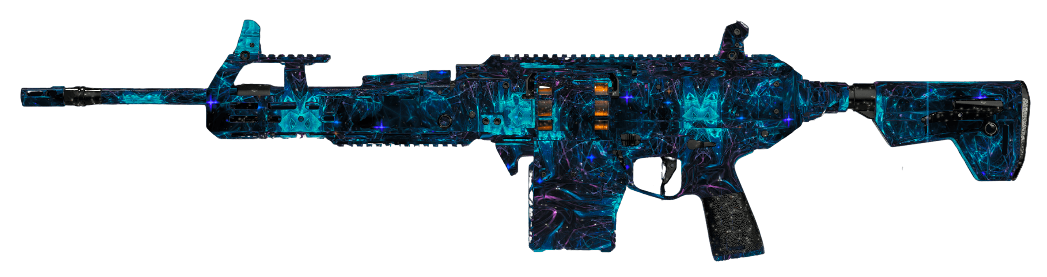 MK.78 weapon art with Singularity camo