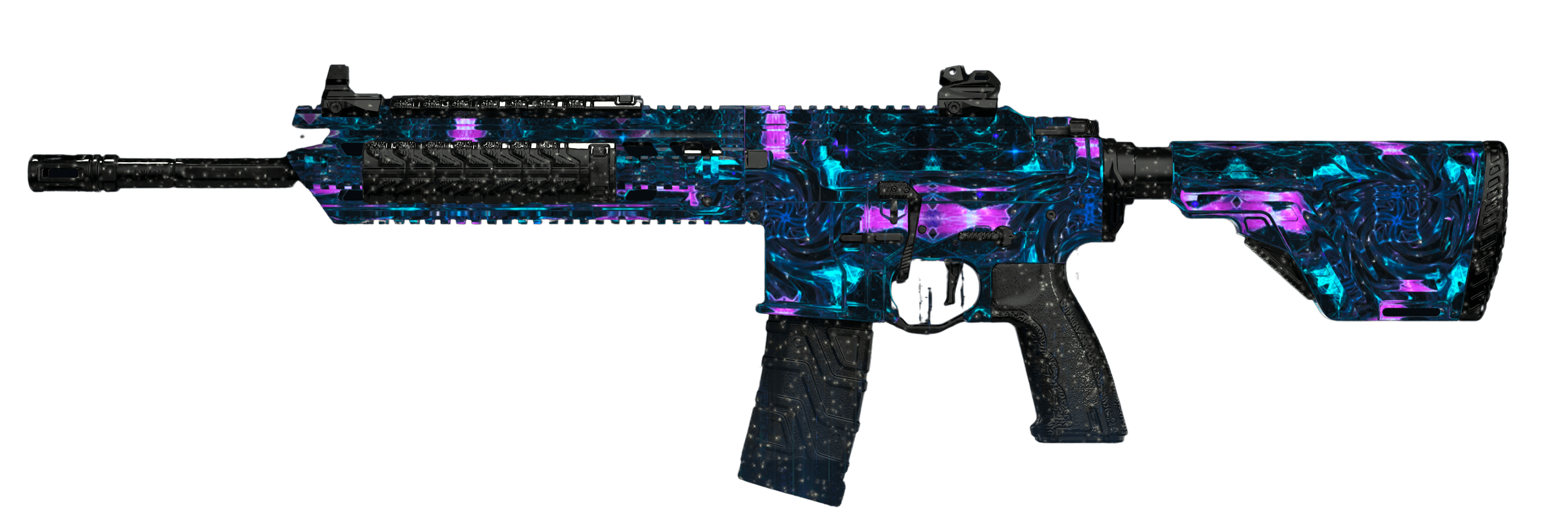 MK35 ISR weapon art with Singularity camo