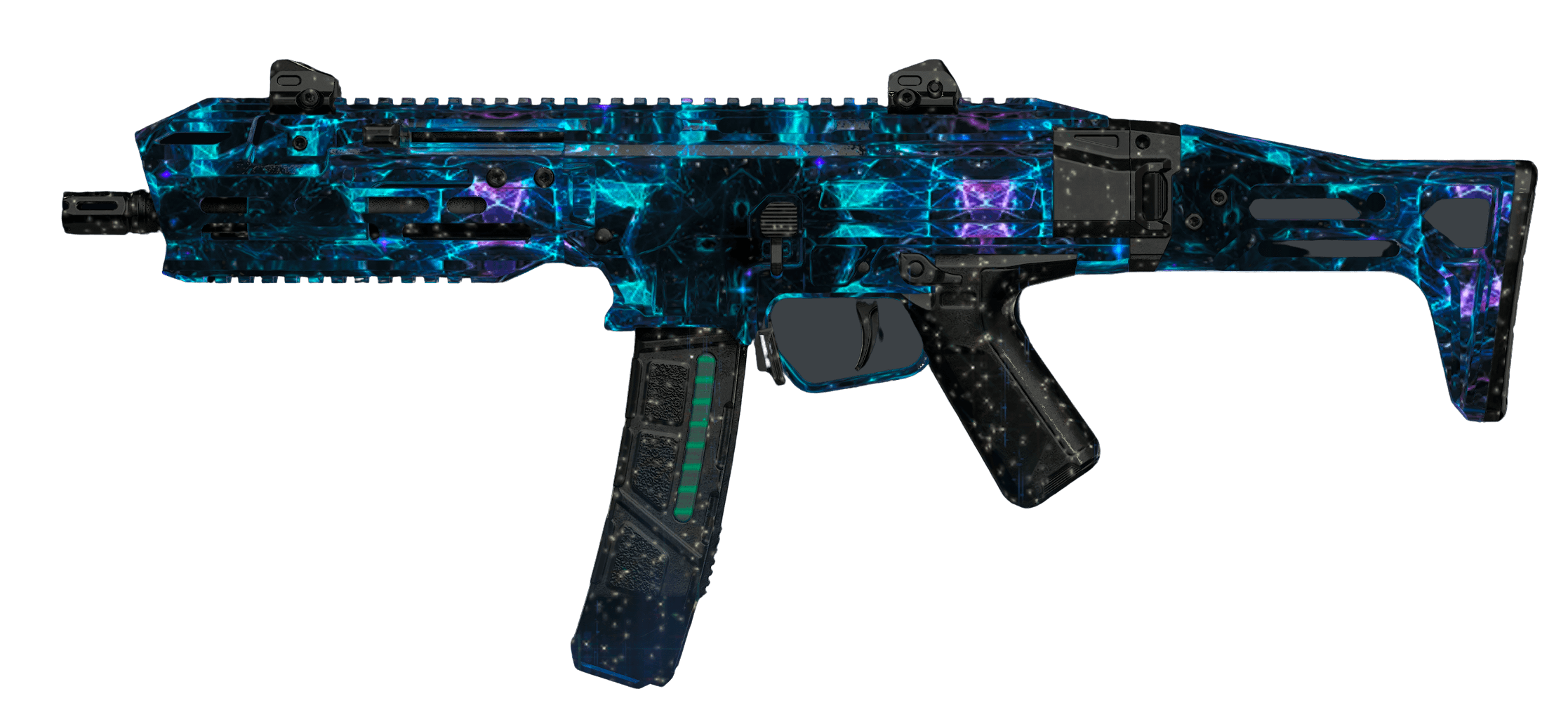 REV-46 weapon art with Singularity camo