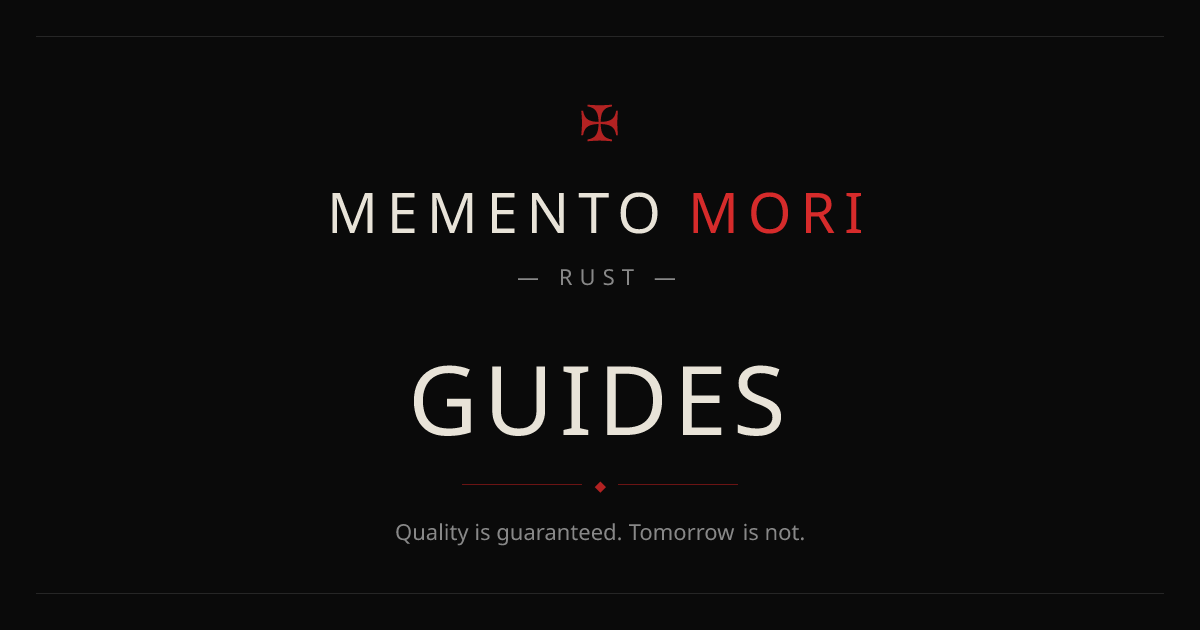 How to Read a Rust Map | Rust Guides — Memento Mori Gaming